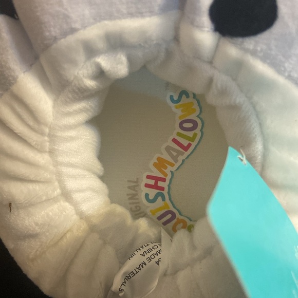 Squishmallows Dustin the Dalmatian Dog Slippers NEW plush - Picture 3 of 5